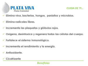 PLATA COLOIDAL PLATA VIVA 250ML - 16ppm - Alta estabilidad y pureza - ANTIBACTERIAL, GERMICIDA, MICROBICIDA