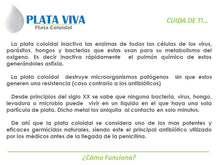 Cargar imagen en el visor de la galería, PLATA COLOIDAL PLATA VIVA 1000ML - 16ppm - Alta estabilidad y pureza - ANTIBACTERIAL, GERMICIDA, MICROBICIDA
